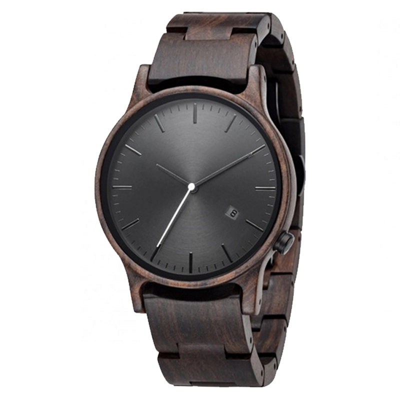 OEM Men&prime;s Watch Wooden Wristwatch of Japan Quartz Movement