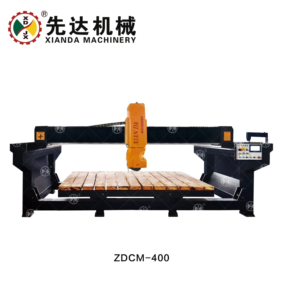 Stone Machinery Infrared Bridge Saw Laser Stone Tile Cutter CNC Cutting Machine for Marble, Granite, Quartz Kitchen Countertop Making