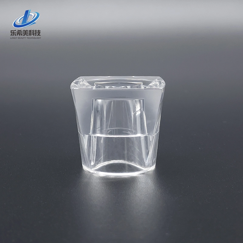 Acrylic Top Transparent Cosmetic Cap Plastic Lid Packaging Perfume Bottle Closer Customized for Glass Bottle