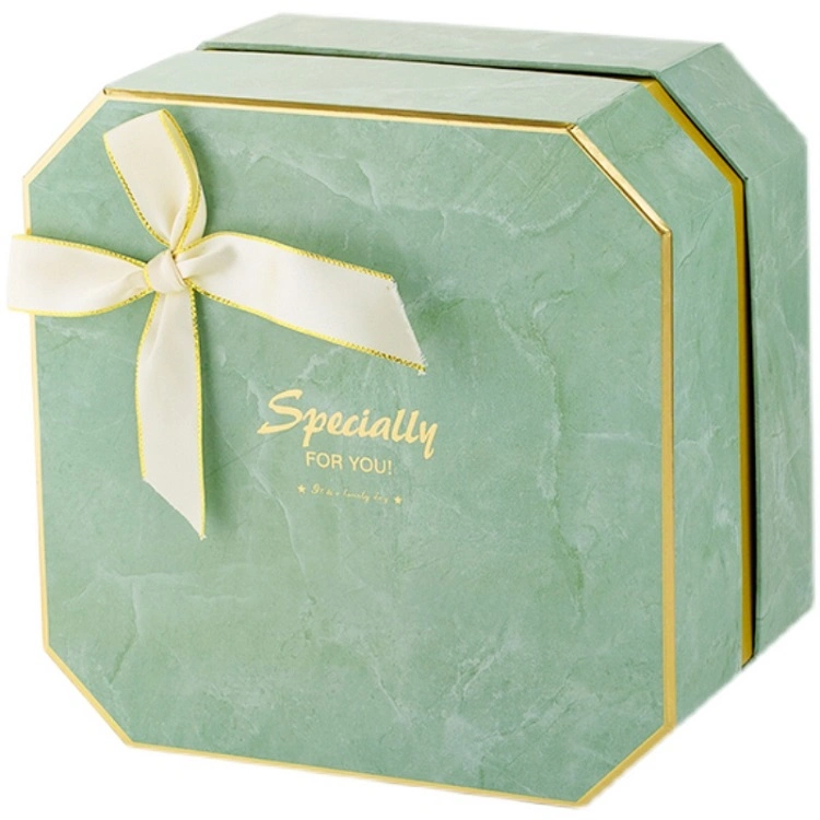 Factory Direct Custom Patern Design Universal Luxury Empty Gift Cardboard Box Pretty Bow Cardboard Gift Box