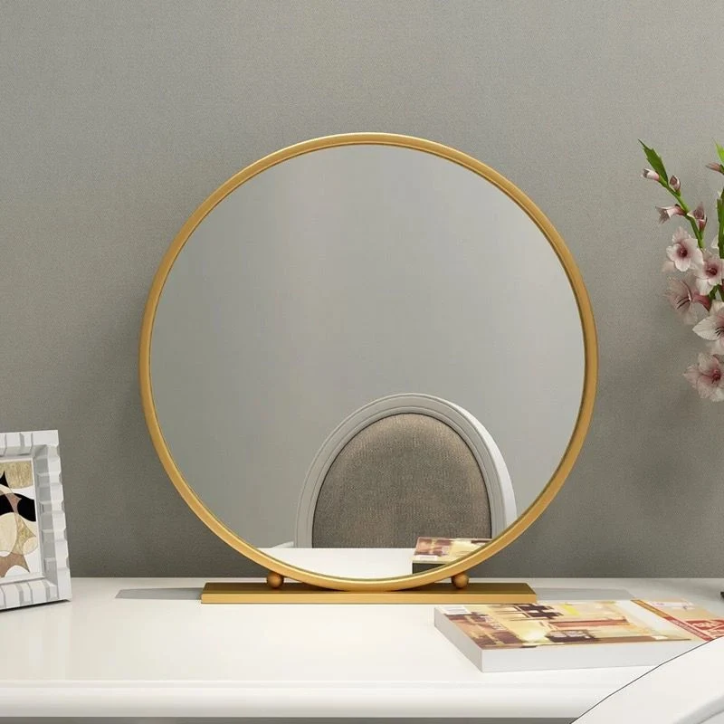 Makeup Mirror Home Decor Living Room Decoration Bedroom Cosmetic Dressing Tabletop Mirror