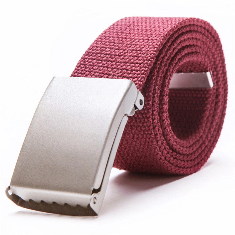 New Good Comfortable Tactical Men Belt Accessories Quick Release Magnetic Buckle Simple Belts Soft Real Nylon Sports