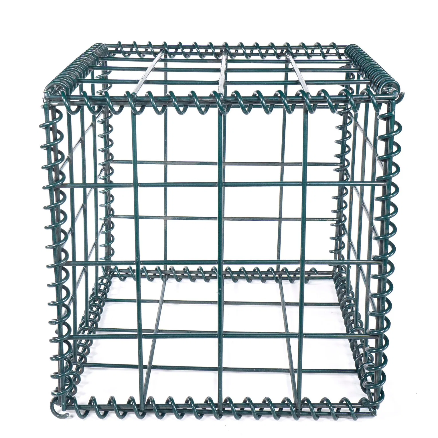 Rock Retaining Wall Wire Cages PVC Coated Welded Gabion Box