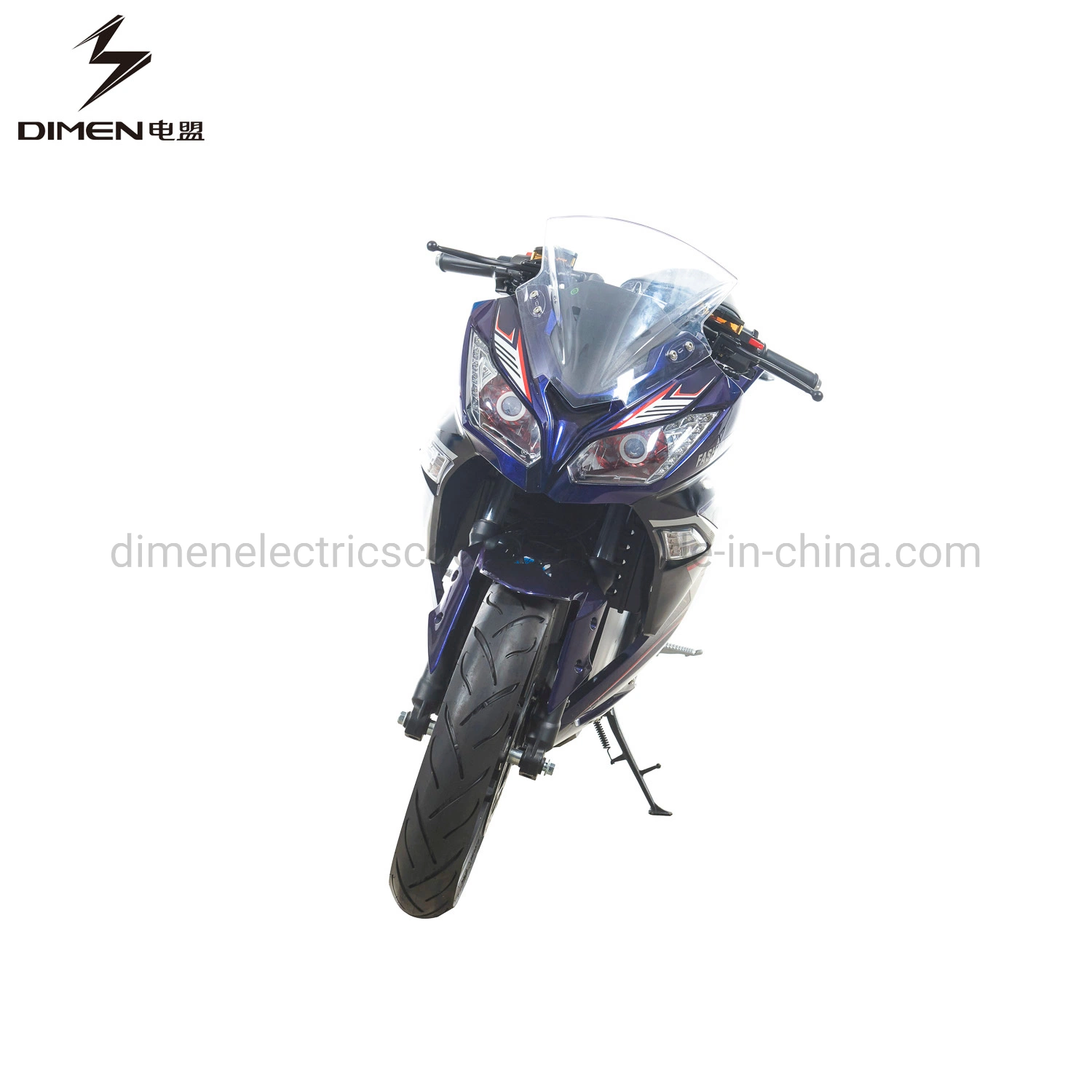 Fast Electric Motorcycle Popular Taxi Street Motorcycle 3000W 72V40ah