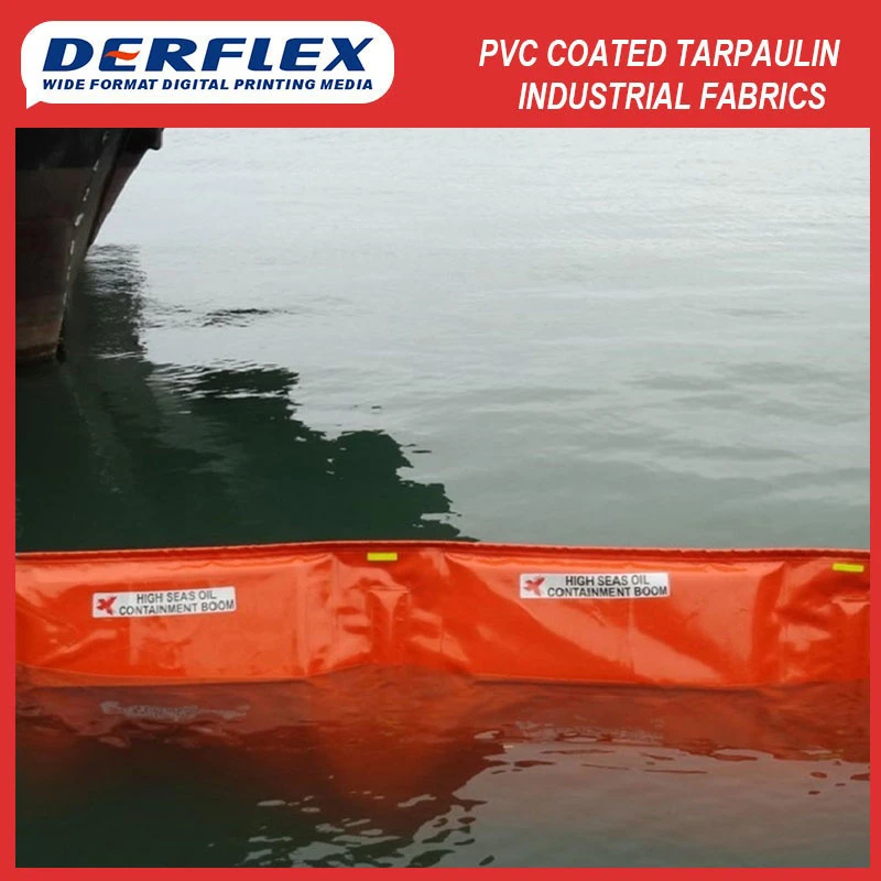 China PVC Coated Tarpaulin for Floating Oil Boom