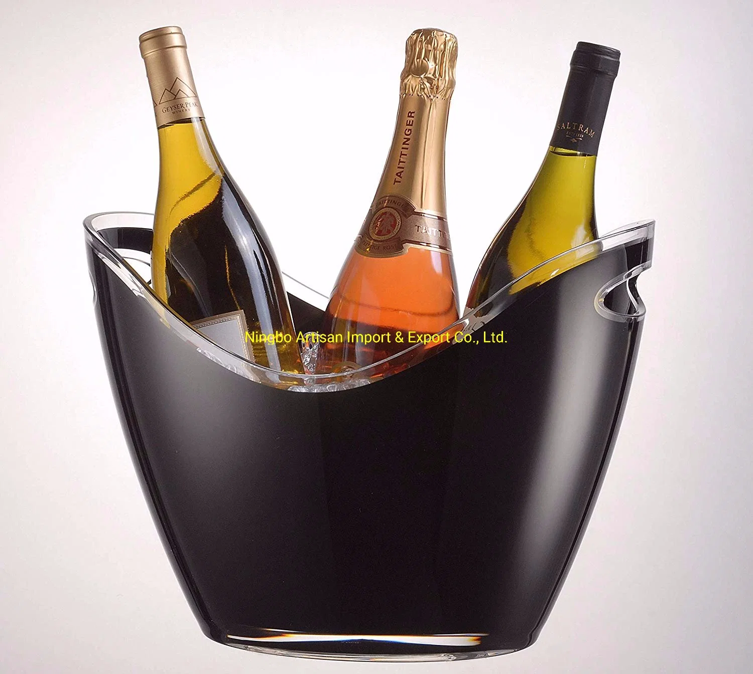 Promotional Plastic Acrylic 3.5L Wine Champagne Bottles Ice Bucket (FDA/LFGB)