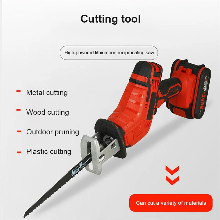 Gainjoys Wholesale/Supplier Saw Lithium Batteries Portable Power Tools Electric Power Garden Tools Cutting Cordless Reciprocating