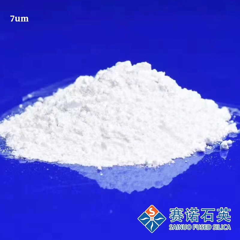 Sio2 99.95% Quartz Powder 7um Fused Silica Powder for Advanced Ceramics with High quality/High cost performance 