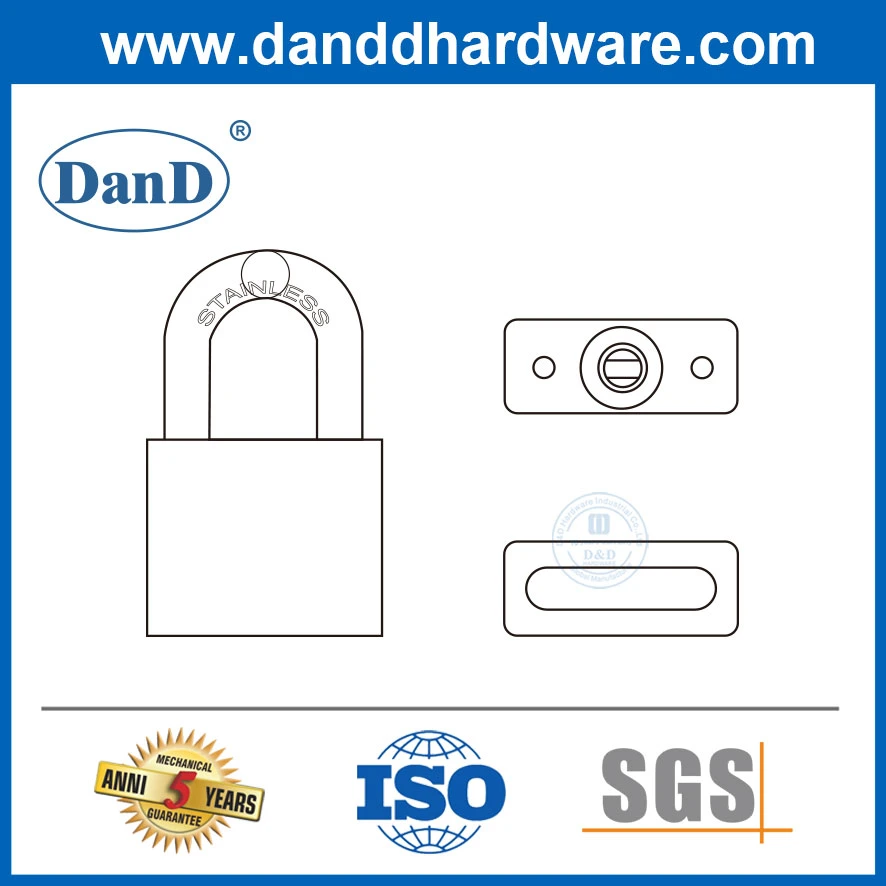 Durable in Use Outdoor Drawer Window Master Lock Square Padlock for Doors