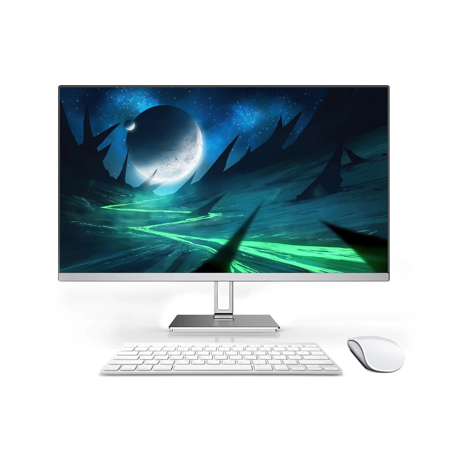 Aio Office Business Gaming Computer Curved Touch Screen Monoblock