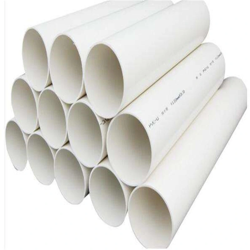 Tuyau en plastique PVC pour l'eau blanc/gris pour l'alimentation en eau/Agriculture/irrigation/drainage