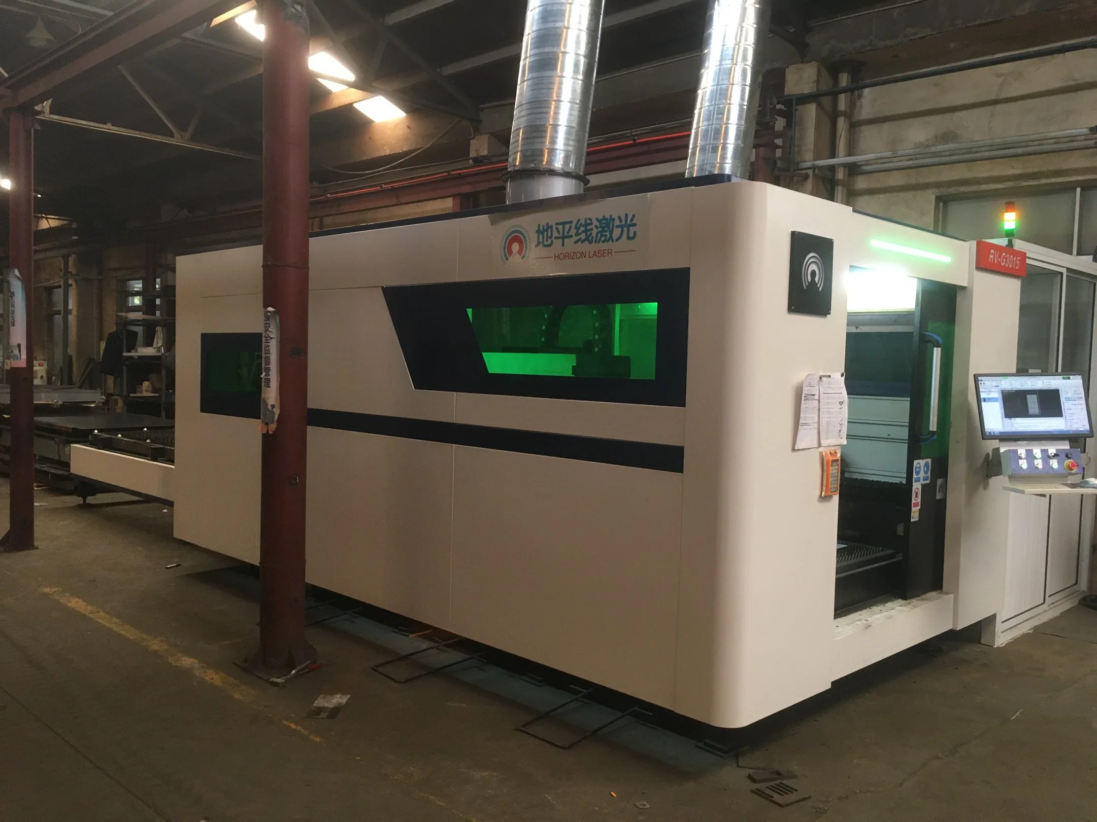 20kw 6kw Horizon China Equipamento de corte de fibra Equipamento laser DPX-J3015