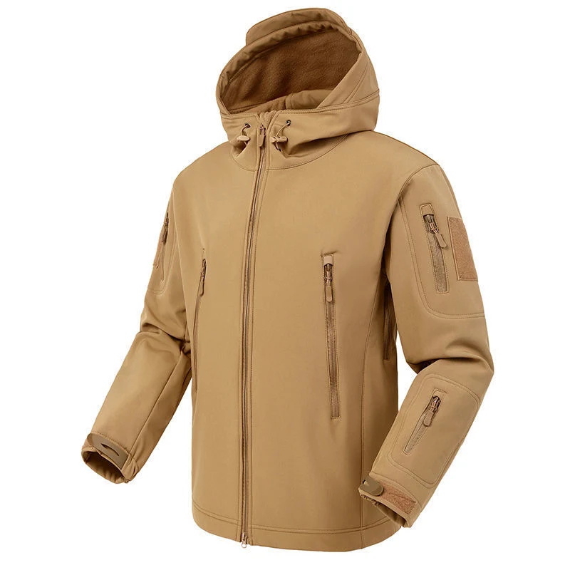 Diseño de camuflaje de servicio de OEM Windproof transpirable prendas Softshell