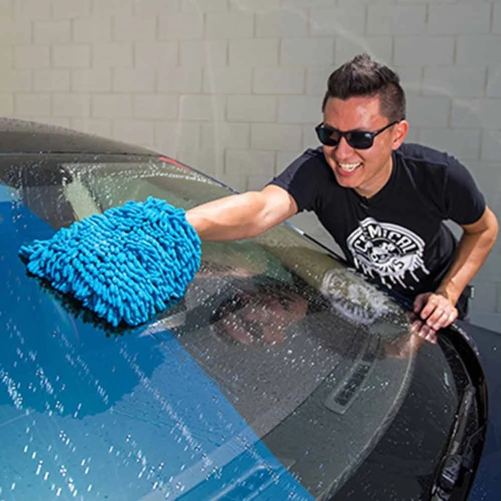 Superfine Car Wash Microfiber Chenille Gloves