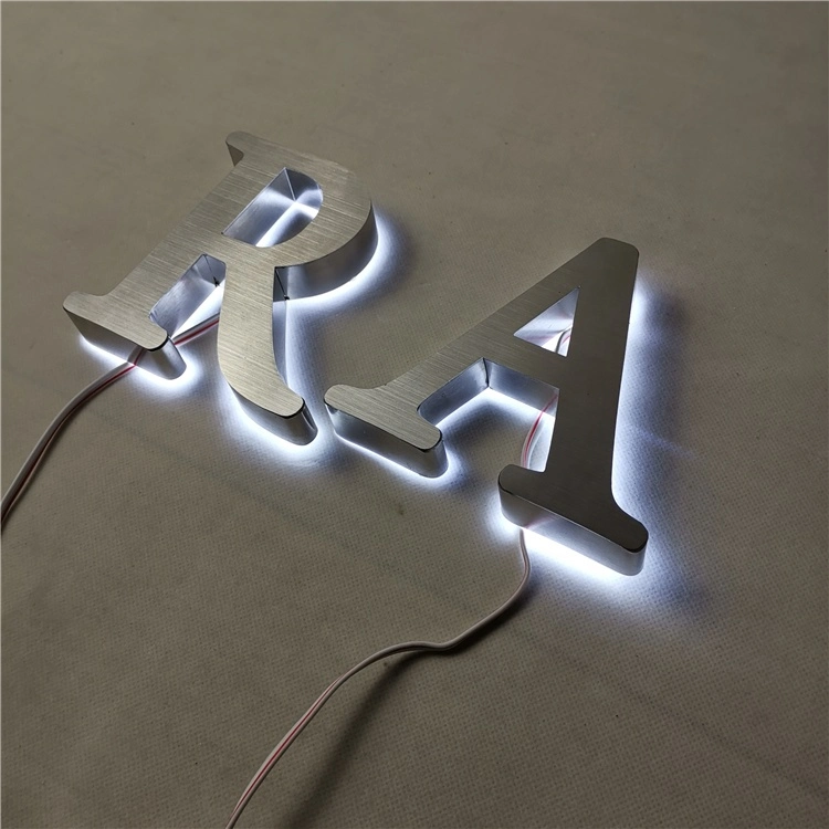 3D Outdoor Advertising Channel Stainless LED Letters