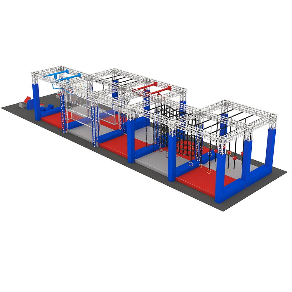 Ninja Warrior Obstacle Course TUV ASTM Standard Exercise Amusement Park Customize Design American Ninja Warrior