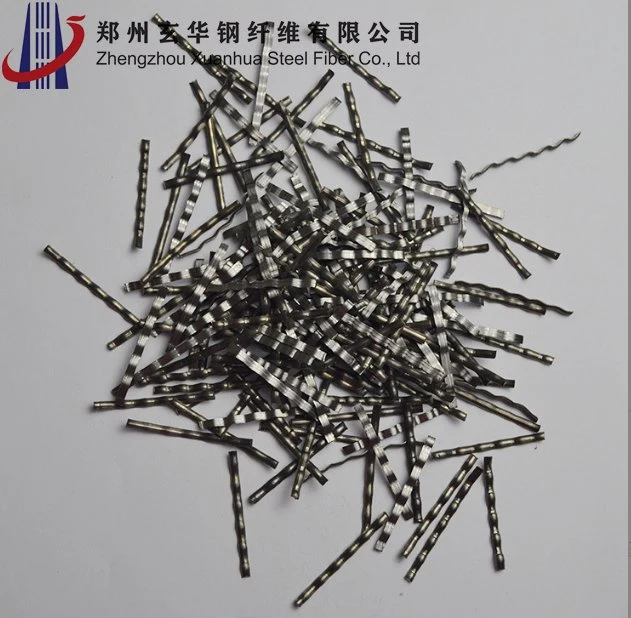 China Fornecedor arroz branqueado de fibras de aço Fibra concreto do aço reforçado com fibra de estrutura de concreto