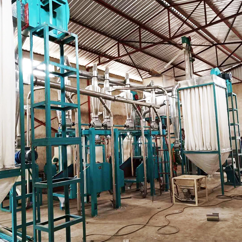 Chinese State-Owned Manufacture of 30t/24h Maize Mill Milling Plant