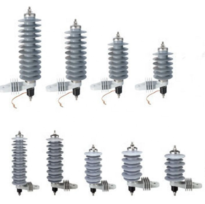 Protector contra transitorios de rayos de óxido de 33kv 36kV metros