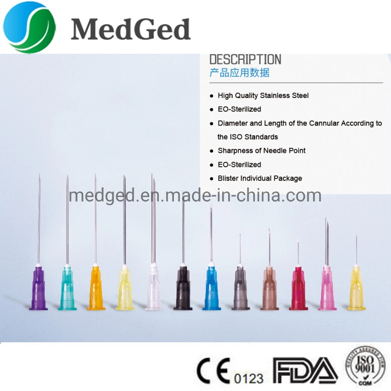 Disposable Sterile Hypodermic Needles with ISO13485 CE for Syringe