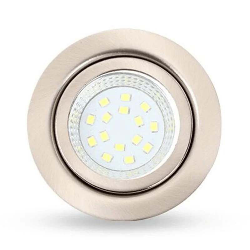 Furniture Lighting Recessed Mounted DC12V LED Cabinet Light 3W Mini LED Puck Light