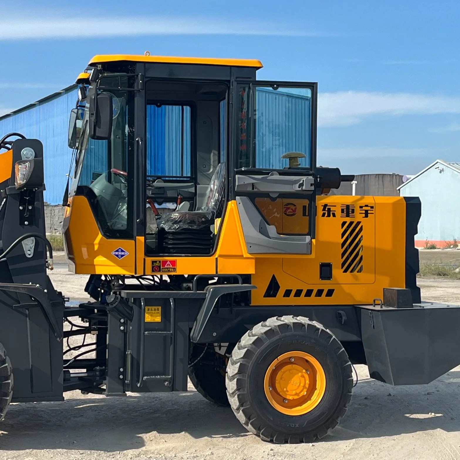 Mini cargador de ruedas ISO 5ton 5000kg con Cucharón opcional de sujeción