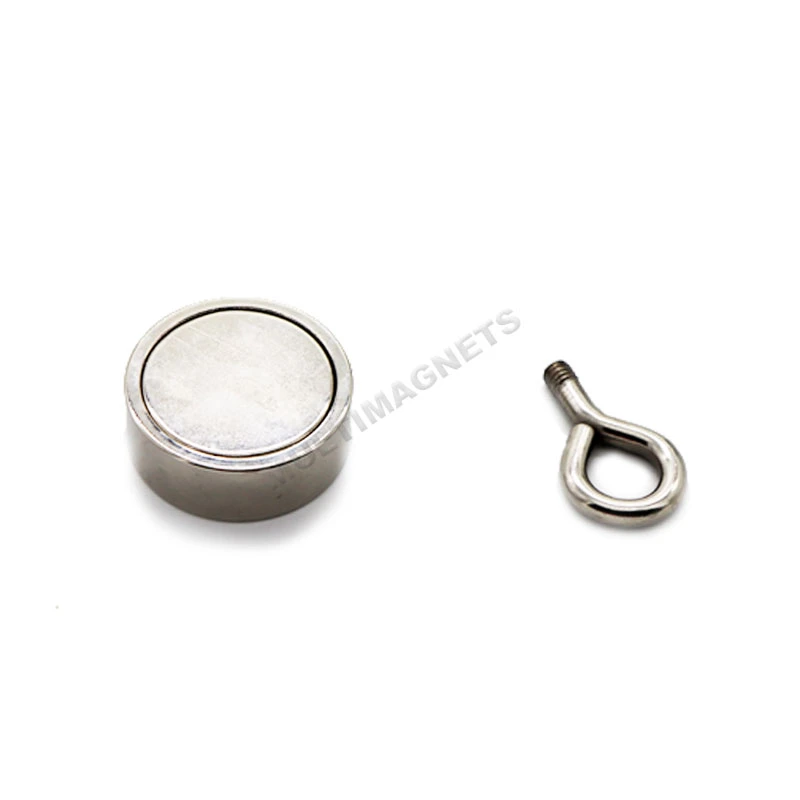 D40X25mm Heavy Duty Stainless Internal Thread Pot Magnet