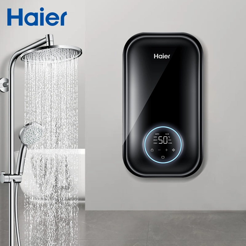 China Manufacturer Haier Intelligent Control 220V 4500W Domestic Instant Electric Tankless Hot Water Heater