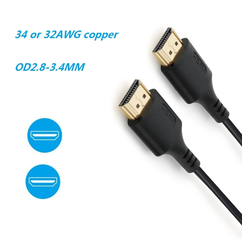 4K Super Slim Thin HDMI Cable with Ethernet