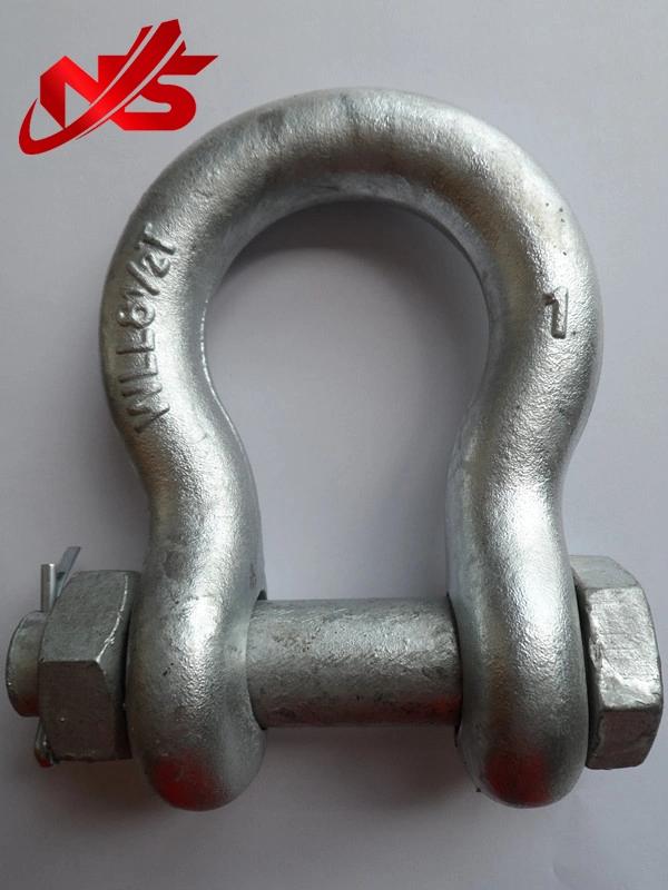 Us Type Drop Forged G-2130 Safety Bolt Bow Shackle