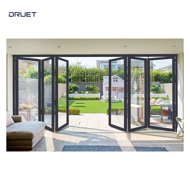 Nfrc As2047 Standard Internal External Aluminium Bi Fold Balcony Patio Door