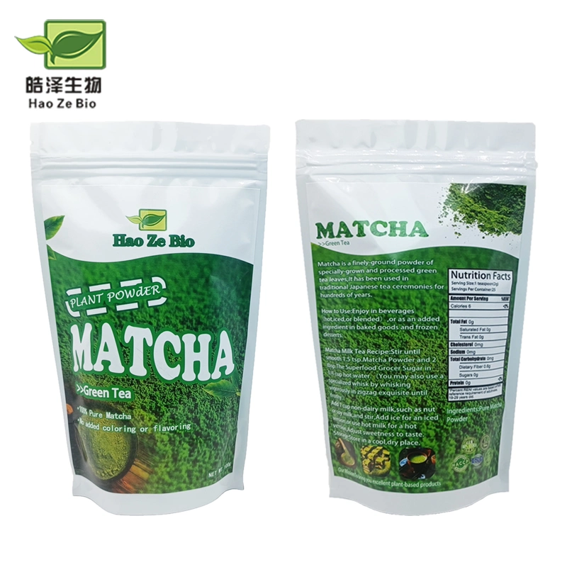 Free Sample OEM Organic Bulk Green Matcha Tea Powder 1kg with Private Label