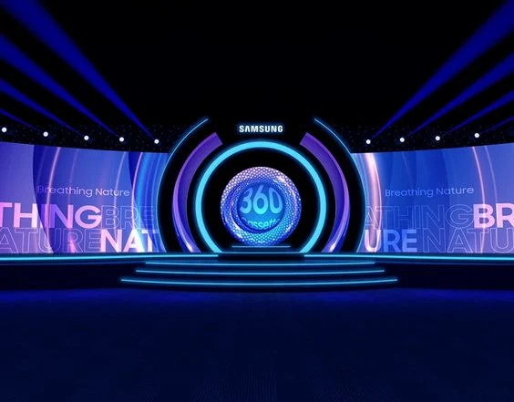 Commercial Advertising Indoor Video Wall Curved Arc LED Display P2.5 Creative Flexible LED Display