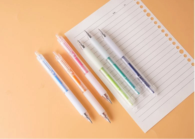 Stationery Office Supply Gel Pens with Quick Dry Ink Assorted Color 0.5mm/0.7mm Smooth Writing