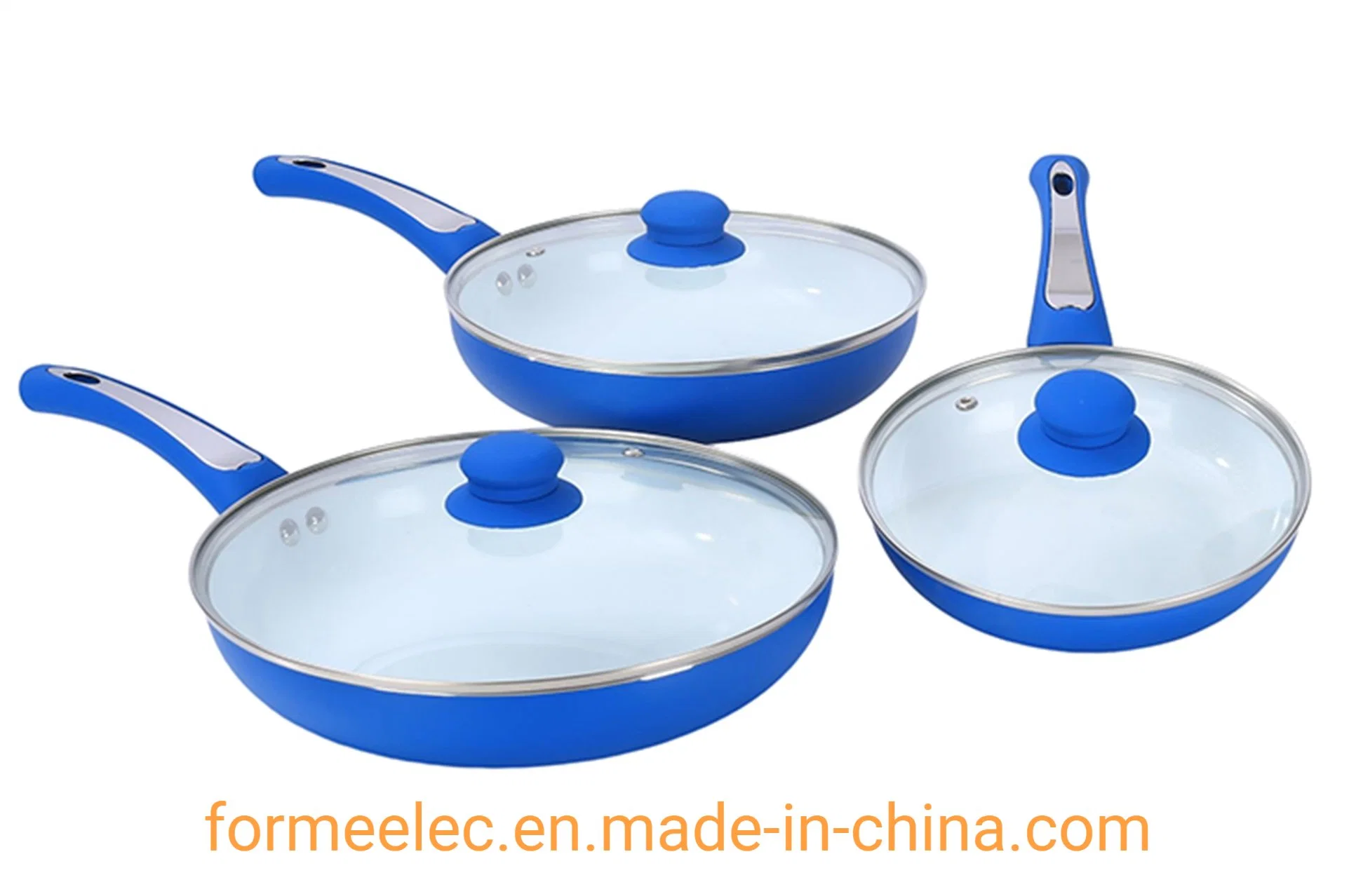 20cm 24cm 28cm Fry Pan 6 Pieces Set Frypan 6PCS Cookware Set