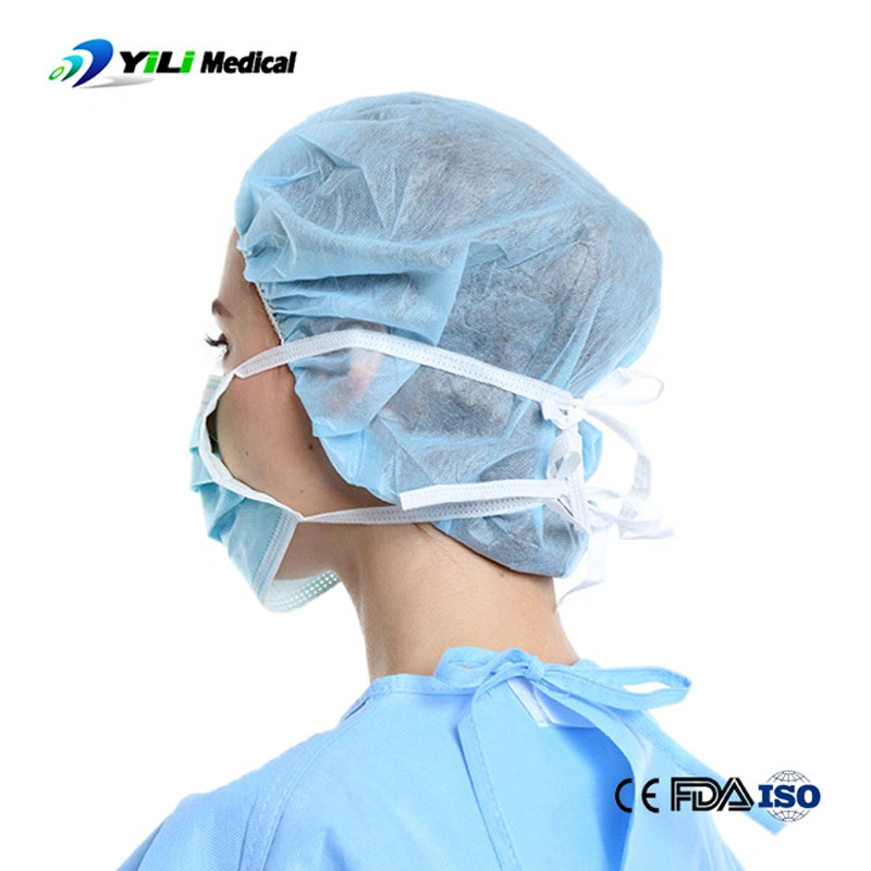 3ply Disposable Face Mask Non-Woven Tie on Surgical Face Mask