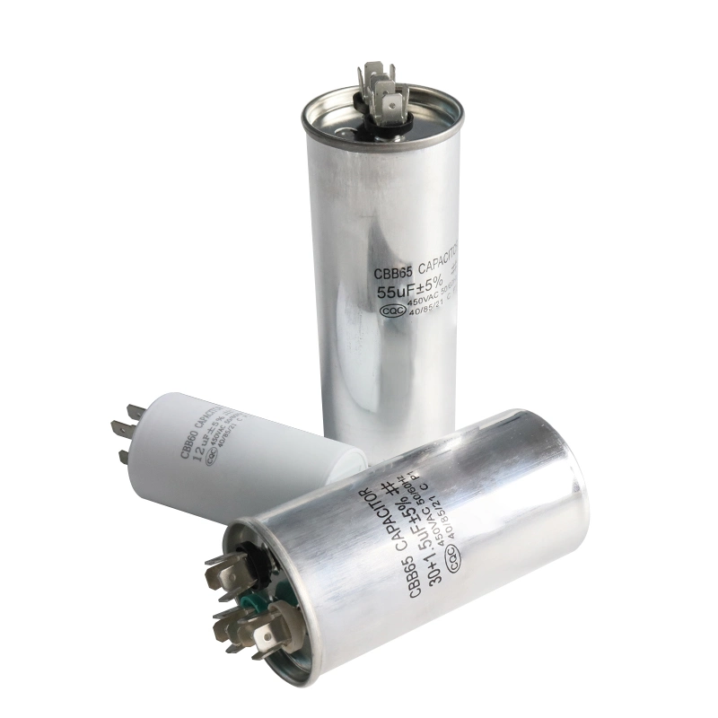 Dual Run Circular Start Capacitor AC Cbb65 Capacitor