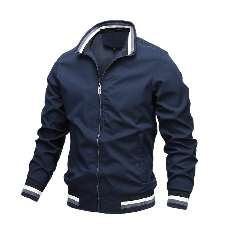 Wholesale/Supplier Men&prime; S Fashion Winter Jacket Coats Custom Casual Windbreaker Sports Polo Golf Jacket Outdoor Full Zip up Varsity Bomber Jackets for Men