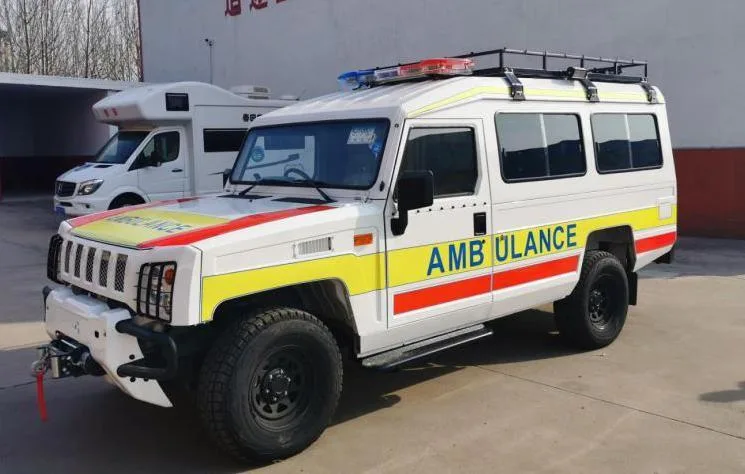 4X4 Diesel guerrier véhicule ambulance d'urgence