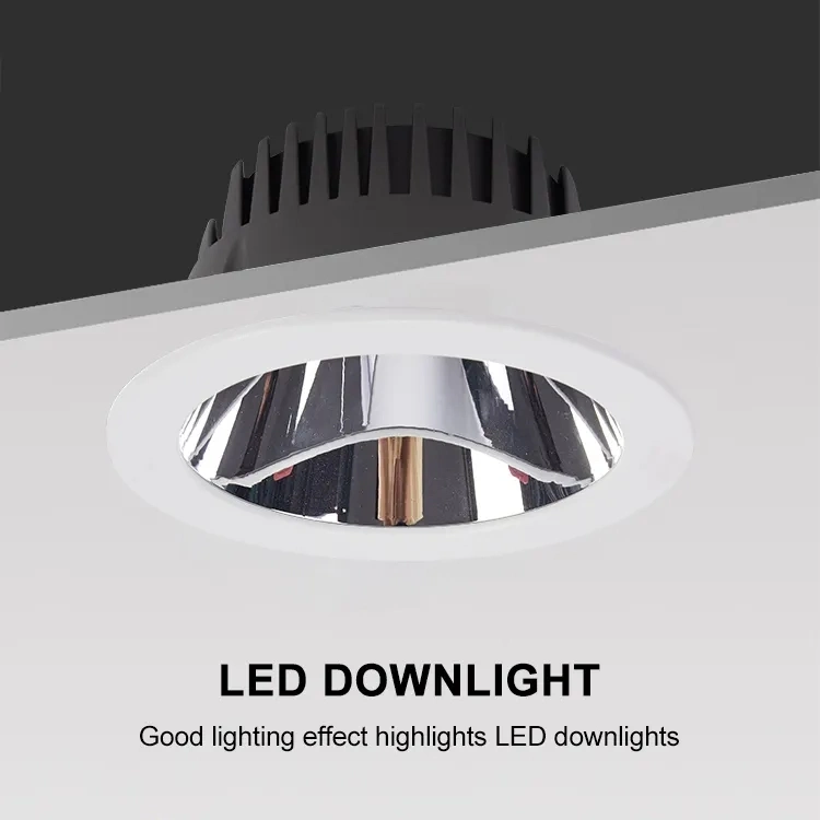 Carrocería de aluminio LED Luz puntual de cabina Luz puntual ajustable empotrada DOWNLIGHT LED