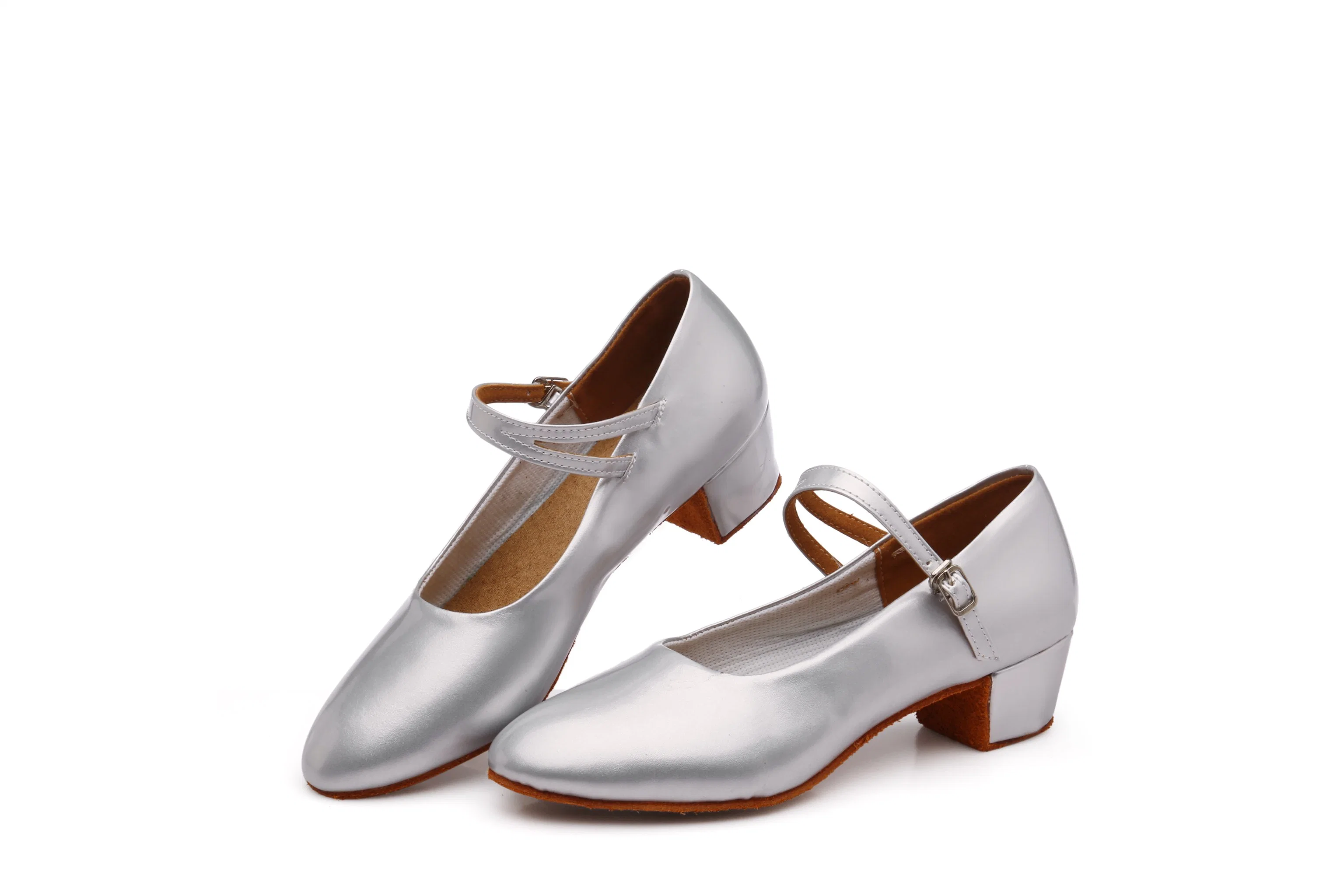 Women's Fashion Waltz 3.5cm Women's Satin Tango Friendship Dance Shoes