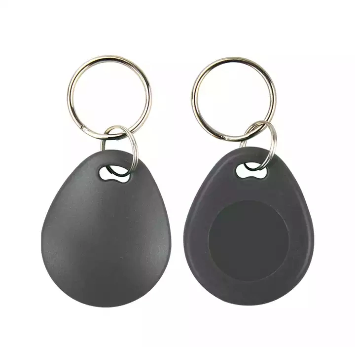 Tk4100 Keyfob Customized Logo Small NFC Identity Authentication Sicherheit und Schutzanhänger Smart Idpassiv beschreibbarer T5577 125kHz RFID Schlüsselanhänger Schlüssel Schlüsselanhänger Mit Ring