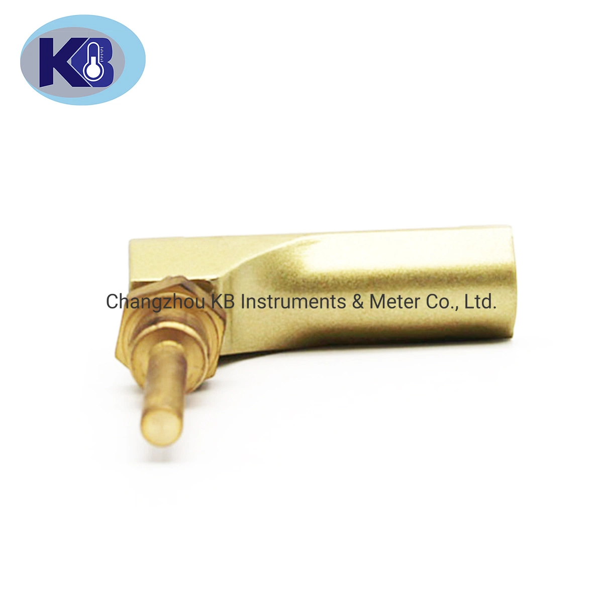 Marine Gold Color V-Shaped Industrial Thermometer