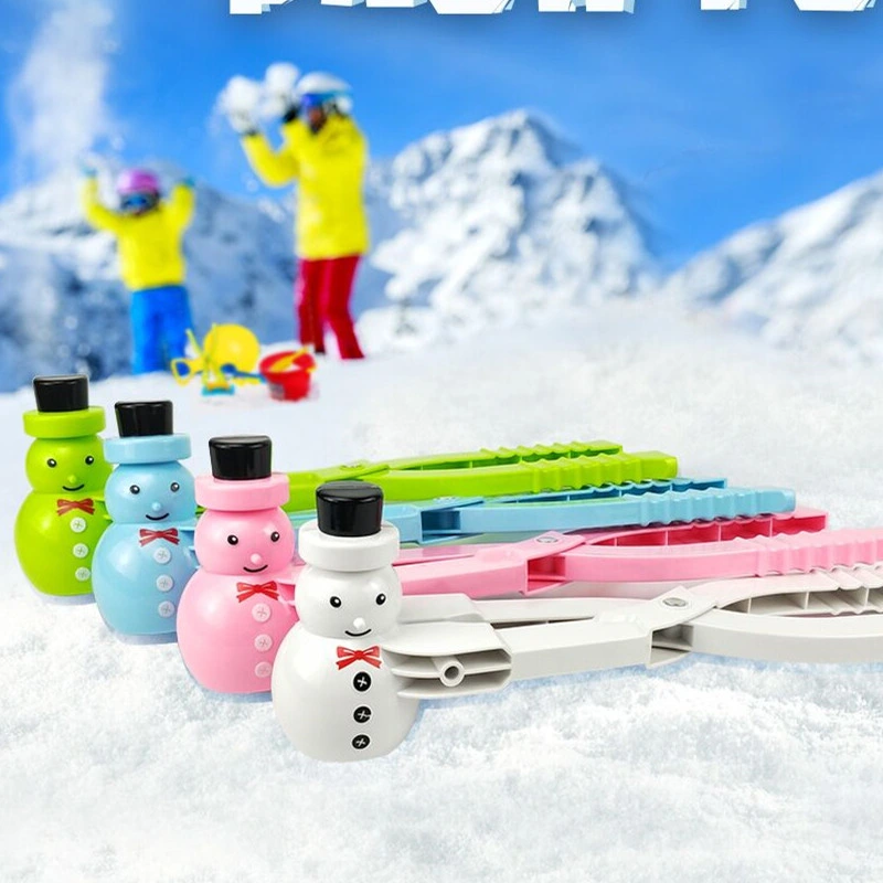 Venta caliente invierno Children's Snowball Clip de la lucha contra la playa al aire libre haciendo juguete Bola de lanzar globos de nieve Snowman artefacto Clip Bola de Nieve