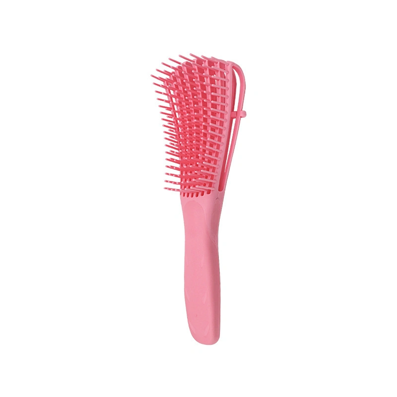 Plastique ventilé huit rangées brosse à cheveux Octopus Déchantage pour femmes