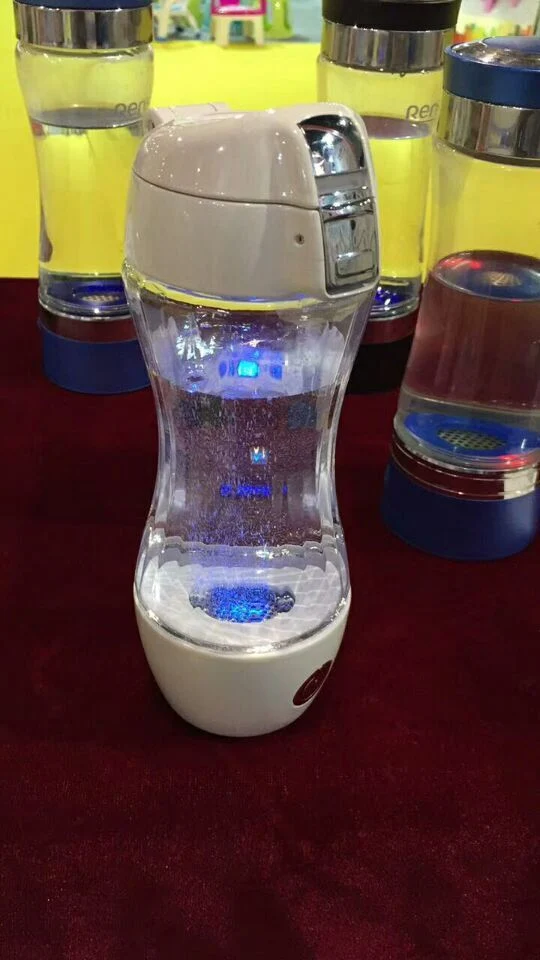 Japón 3 en 1 Alto Nano Portable taza de agua de hidrógeno H2 generador de la botella de hidrógeno H2 Dispositivo inhalador Spe Pem Tech reactivo de prueba gratis