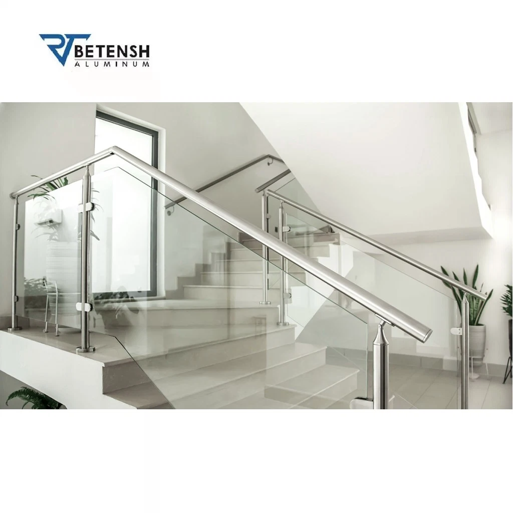 High quality/High cost performance  China Stainless Steel Balustrade Aluminum Glass Railing with CE/ISO9001 for Handrail /Office