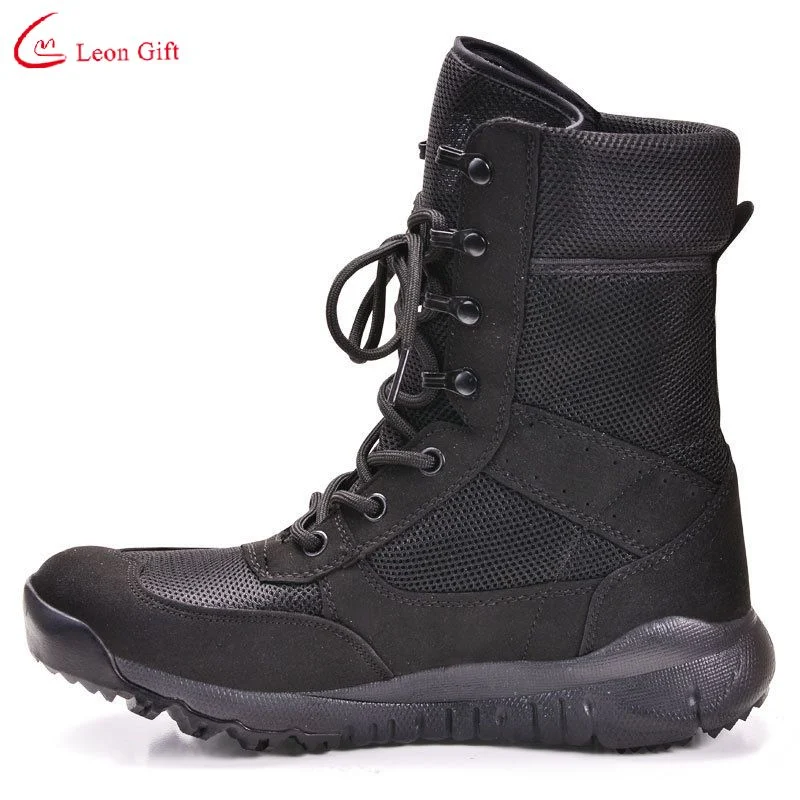 Custom Logo Combat High Top Tactical Outdoor Anti Slip Wear Widerstandsfähig Wandern Atmungsaktive Sportstiefel Arbeitsschutzschuhe