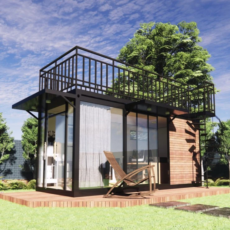 China Supplier 20 40 Foot Luxury Fabricated House 20FT Prefab Shipping Container Home