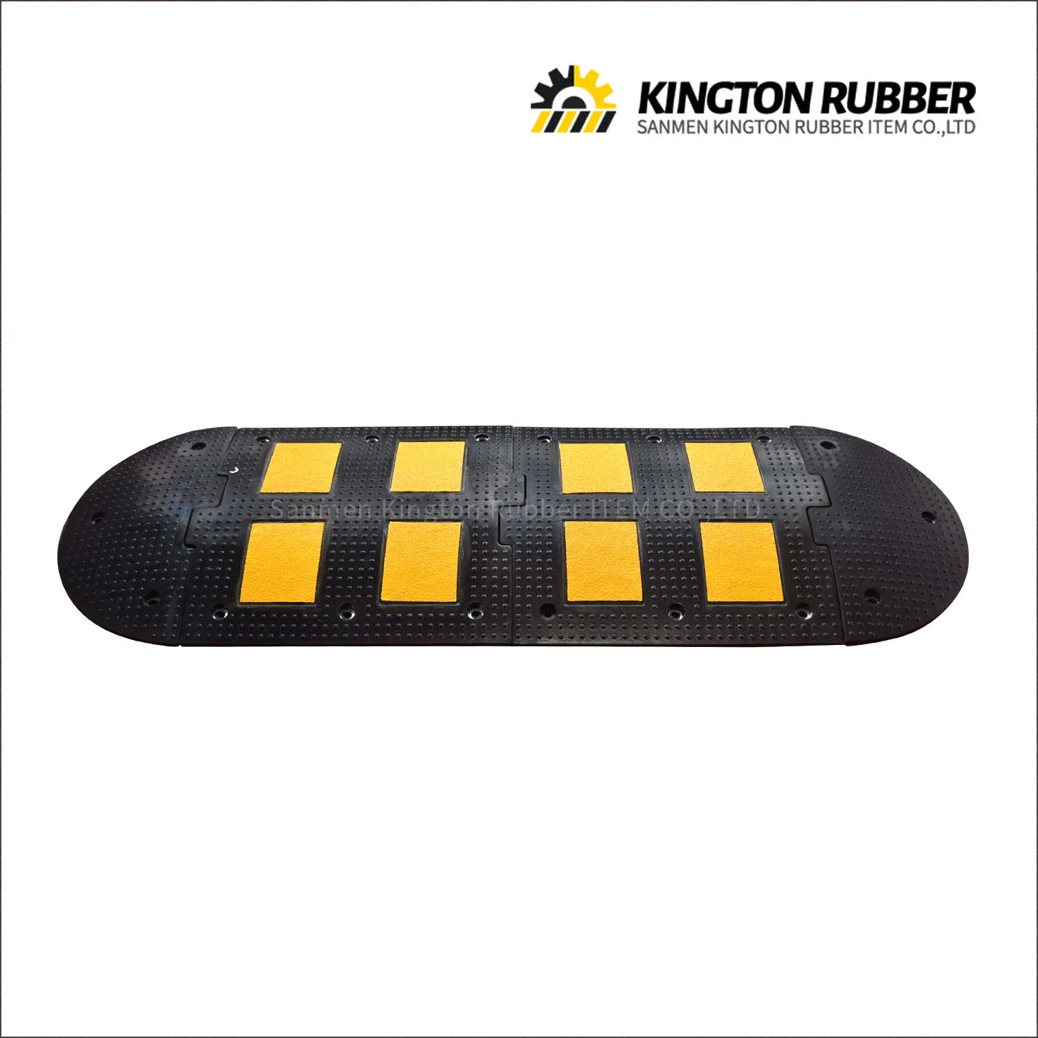 Best Quality 500*500*50mm Rubber Speed Bump for Driveways Street